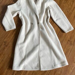 Elegant White Long Coat
